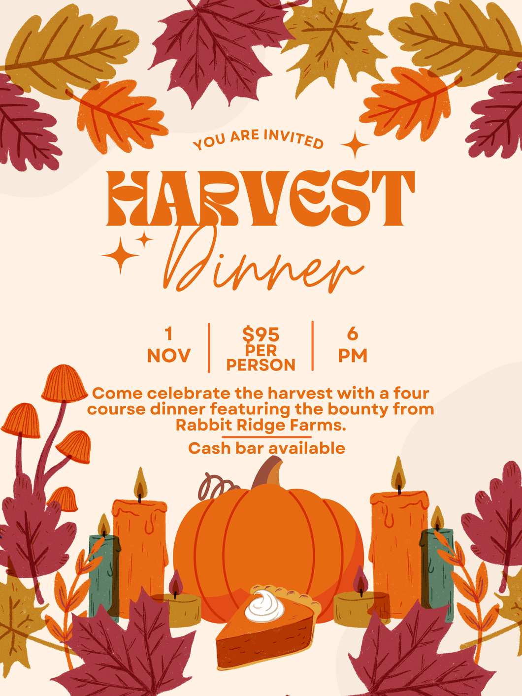 Harvest Dinner at the Farm