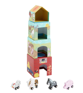 Farm Animal Nesting Box Set